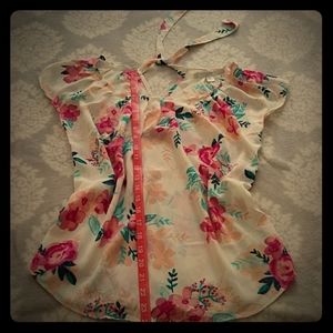 Lauren Conrad cap sleeve blouse